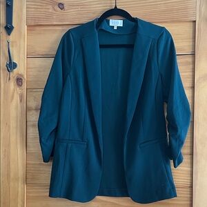Skies Are Blue Dark Teal Women's Blazer